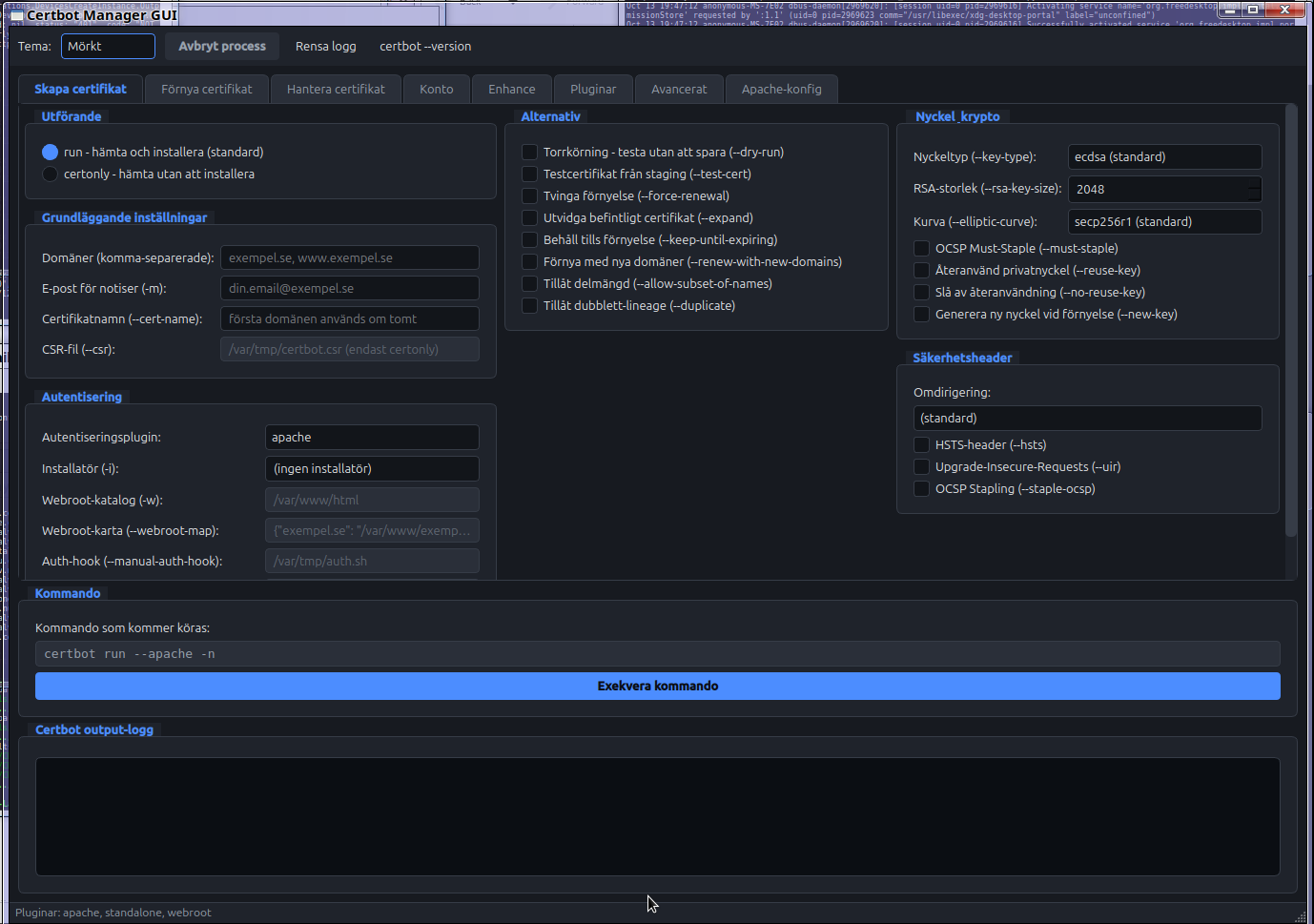 Certbot GUI Ikon