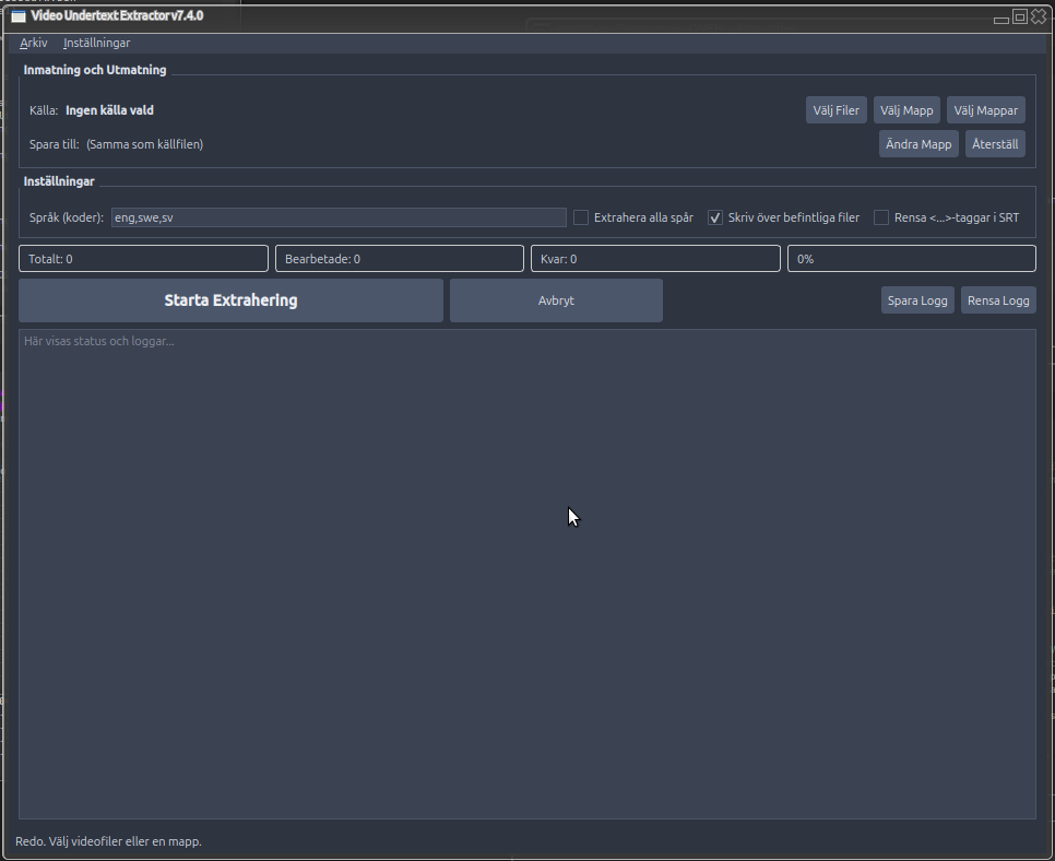 SRT Subtitle Extractor Ikon